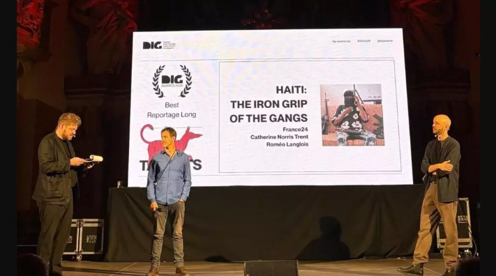 France 24 awarded at the DIG Awards 2025 for Haiti the Iron Grip of the Gangs