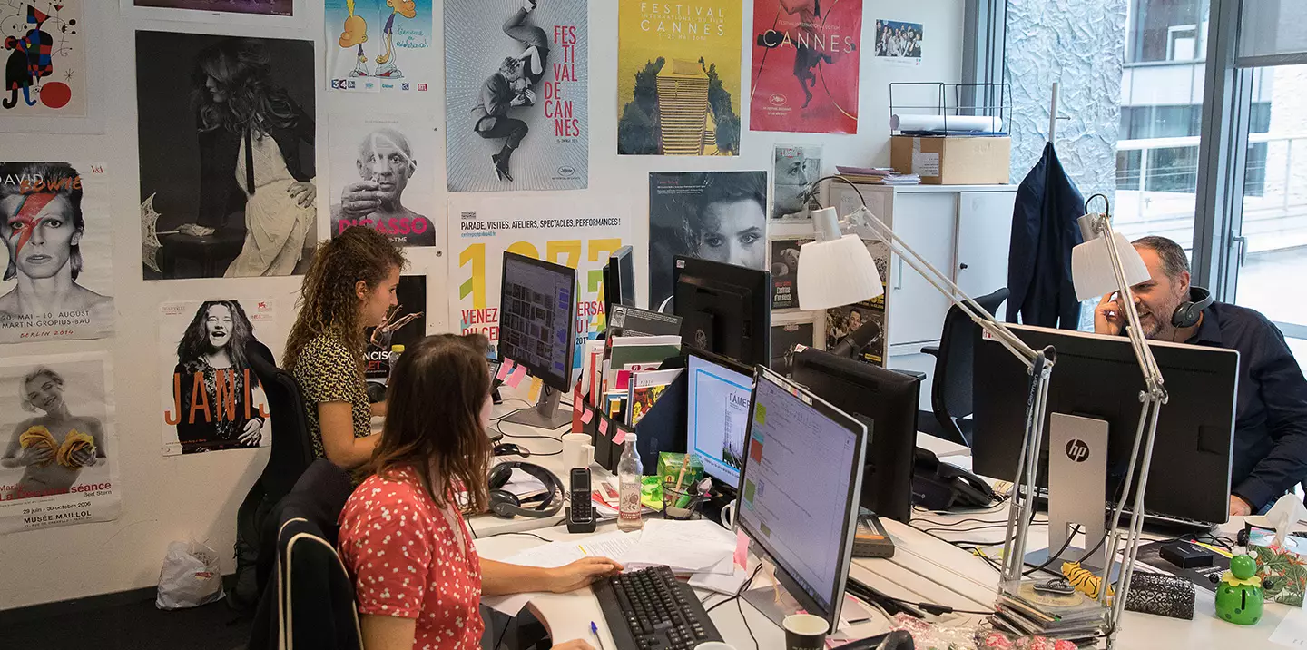 photo de la rédaction culture de France Médias Monde